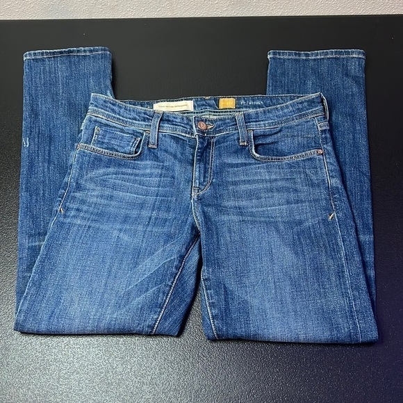 Pilcro And The Letterpress Hyphen Straight Jeans SZ 27P - Picture 1 of 6